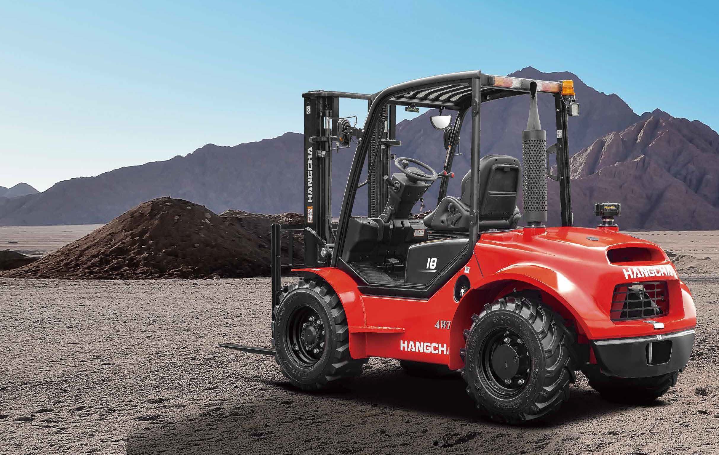 Hangcha 1.5–1.8t Rough Terrain Forklift side view