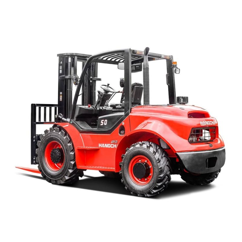 Hangcha 5-10T Four-Wheel Drive Rough Terrain Forklift Truck - Image 2