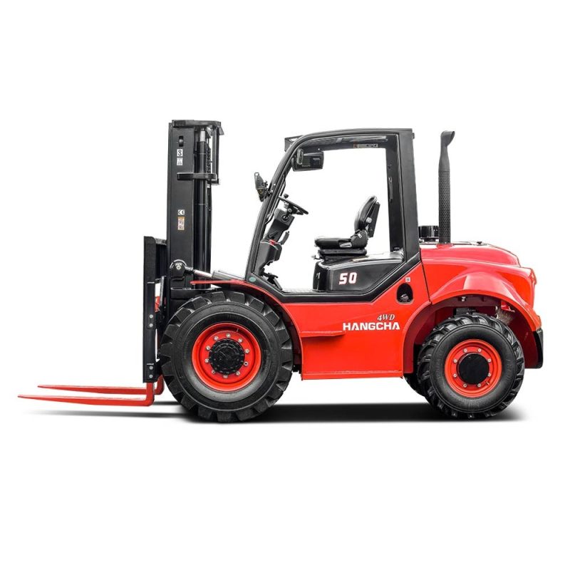 Hangcha 5-10T Four-Wheel Drive Rough Terrain Forklift Truck - Image 3