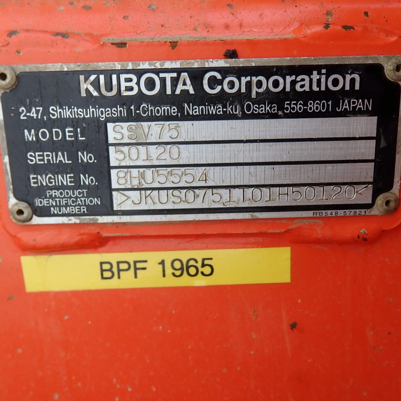 Kubota SSV75 Skid Steer Loader - Image 7