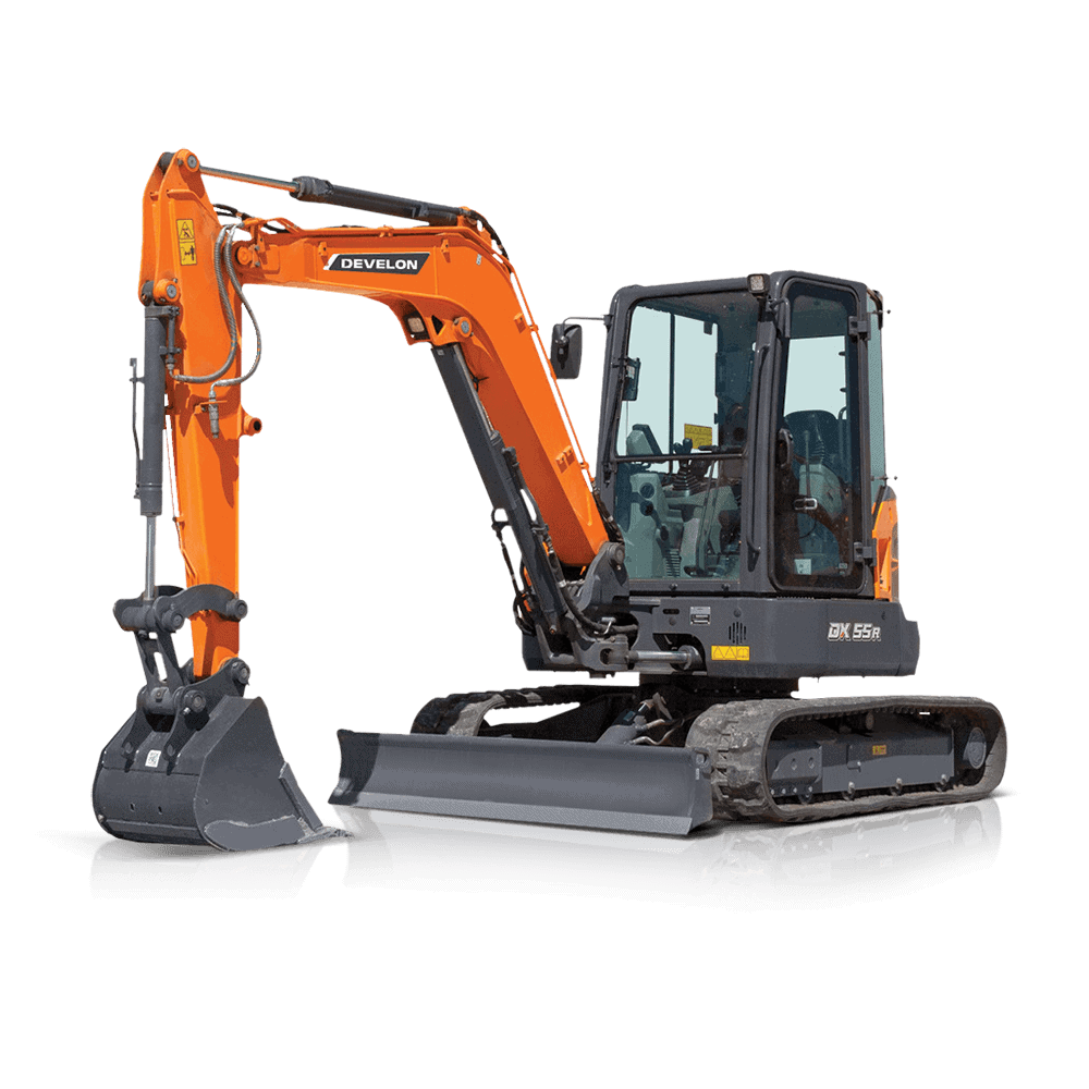 Develon Excavator Adelaide Develon Model DX55R-7 Excavator