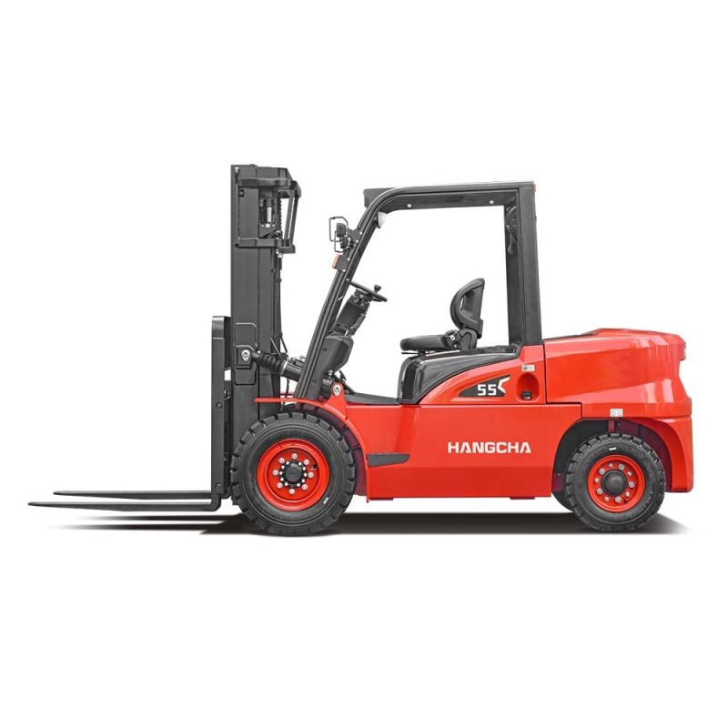 Side profile of the Hangcha X Series 5.5t forklift