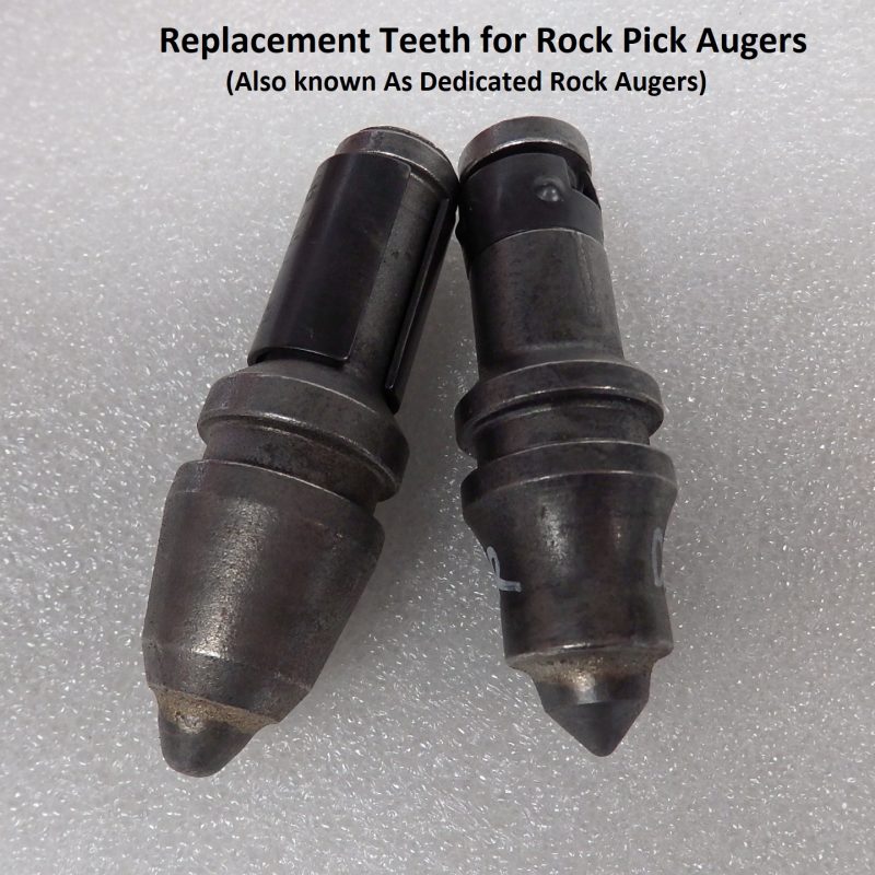 Rock Pick Teeth to suit Dedicated Rock Augers