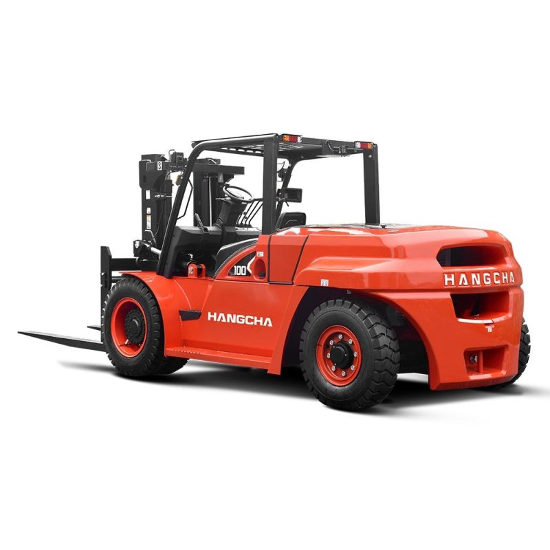 Rear perspective of Hangcha X Series 10t forklift with Hangcha branding