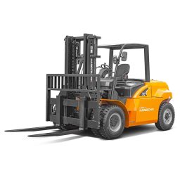 Front side of Hangcha XH series 7.0t lithium battery forklift with forks lowered