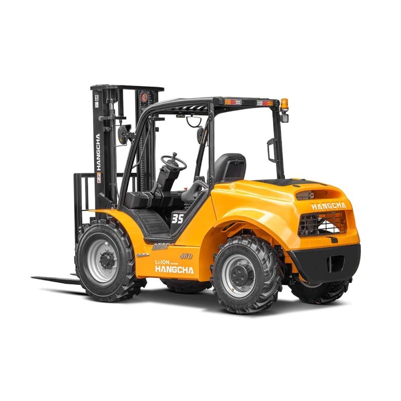 Hangcha High-Voltage Lithium Battery Rough Terrain Forklift - Image 2