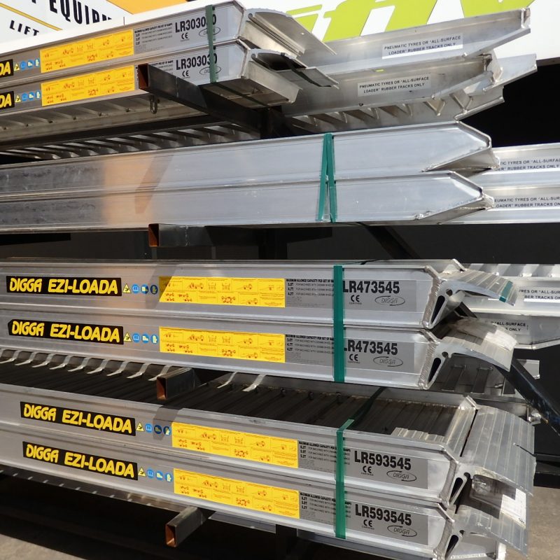 Aluminium loading ramps