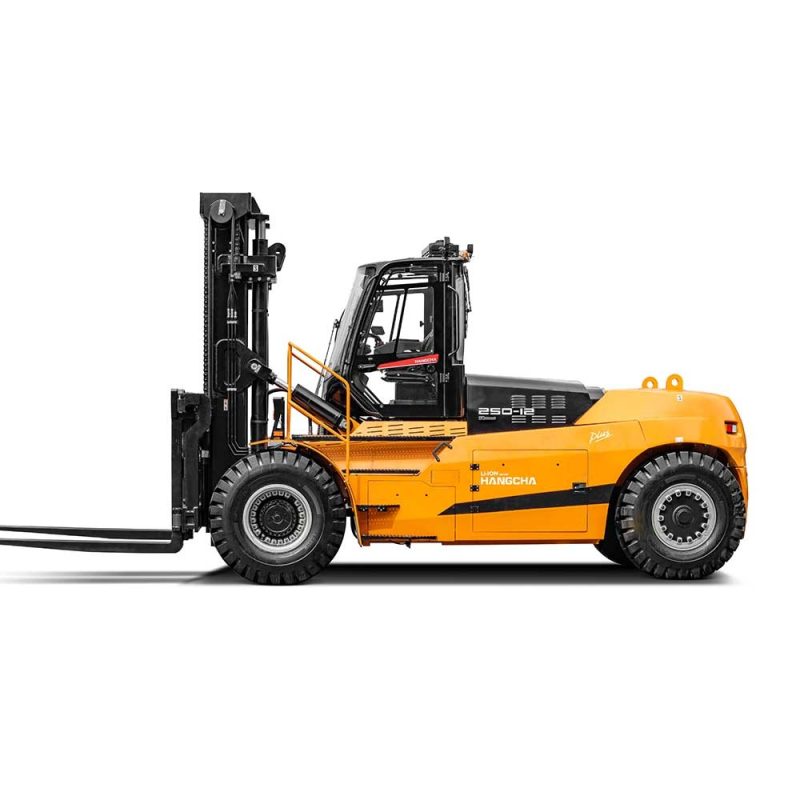 20-25t XH series High Voltage Lithium Battery Forklift Truck, full side profile view showing cabin and fork position.